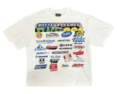 Bottega Desires Race T-Shirt White Image