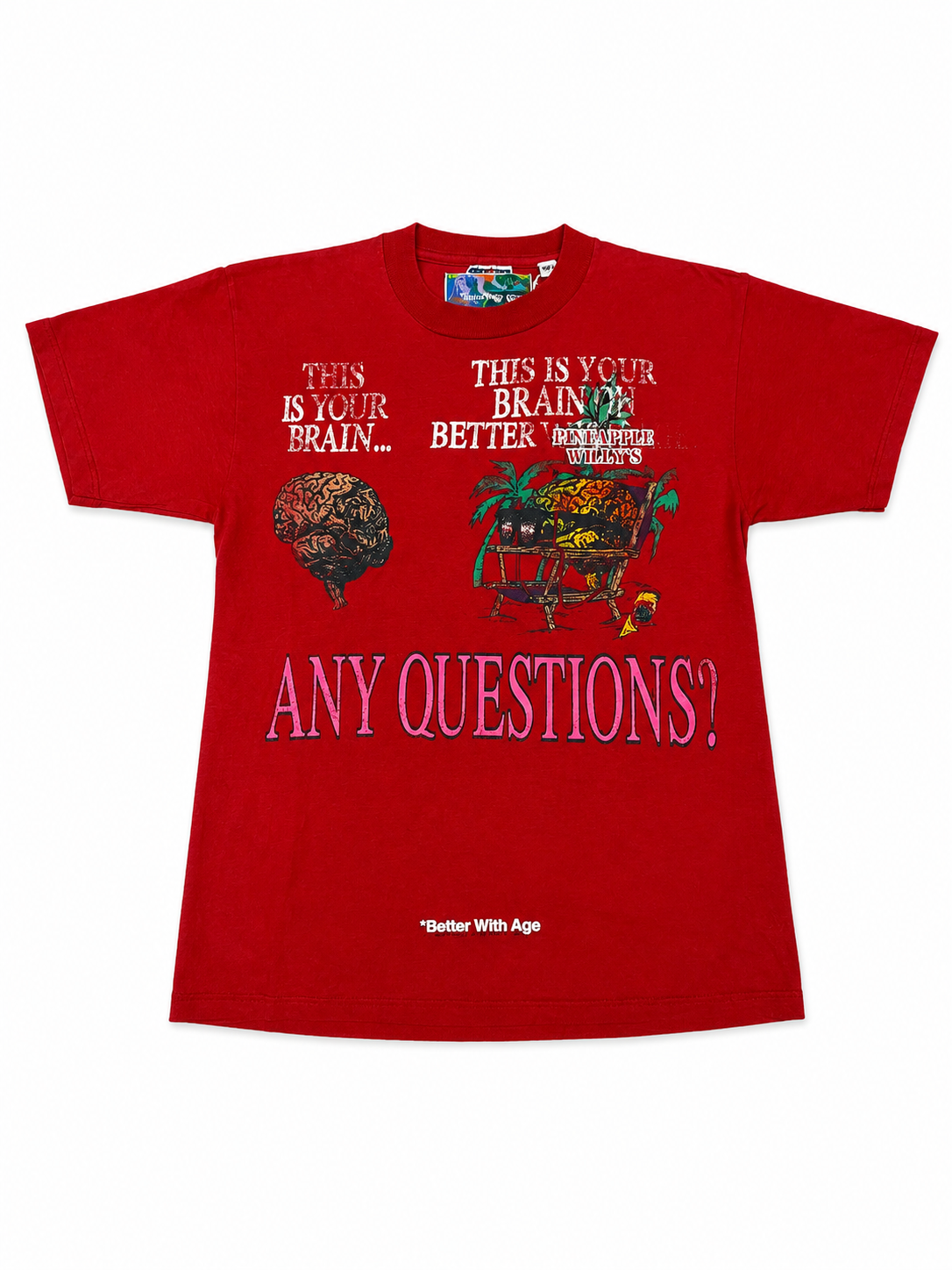 Better With Age Mush Tee RED (L)