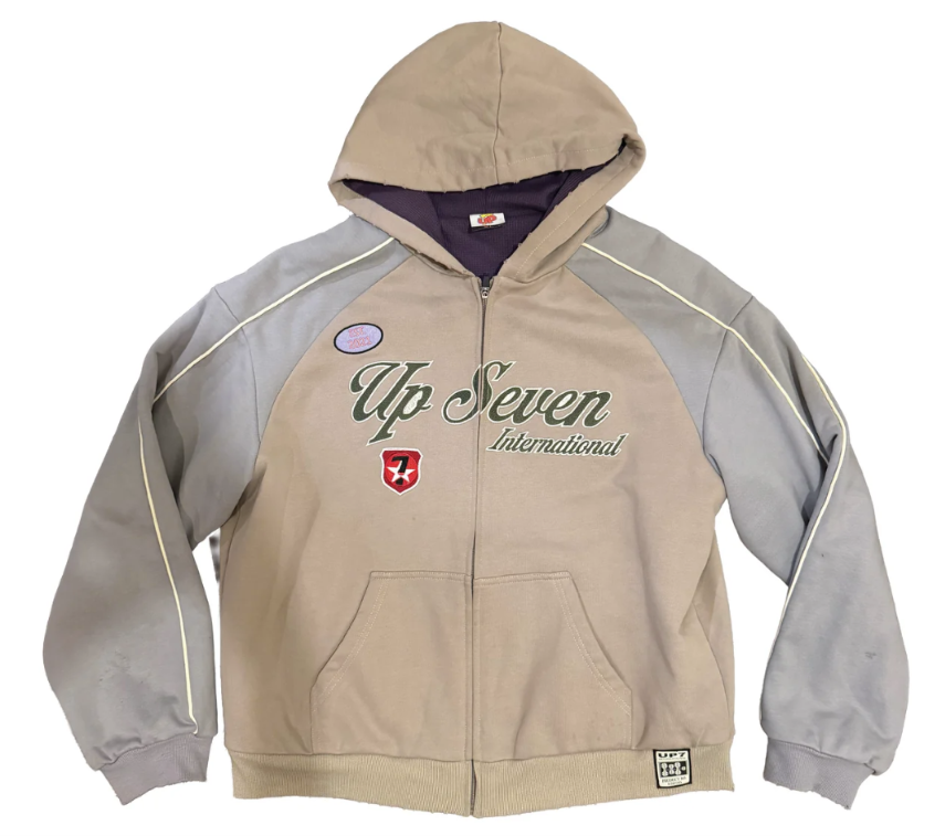 UP7SKATE Purple Gut Hoodie