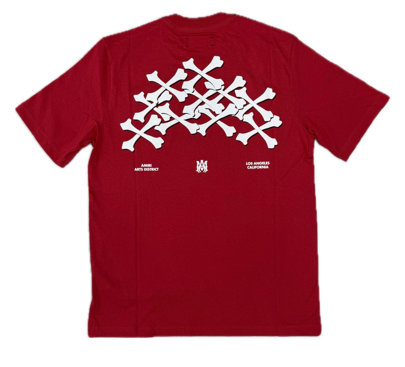Amiri Stacked Bones Red T-shirt