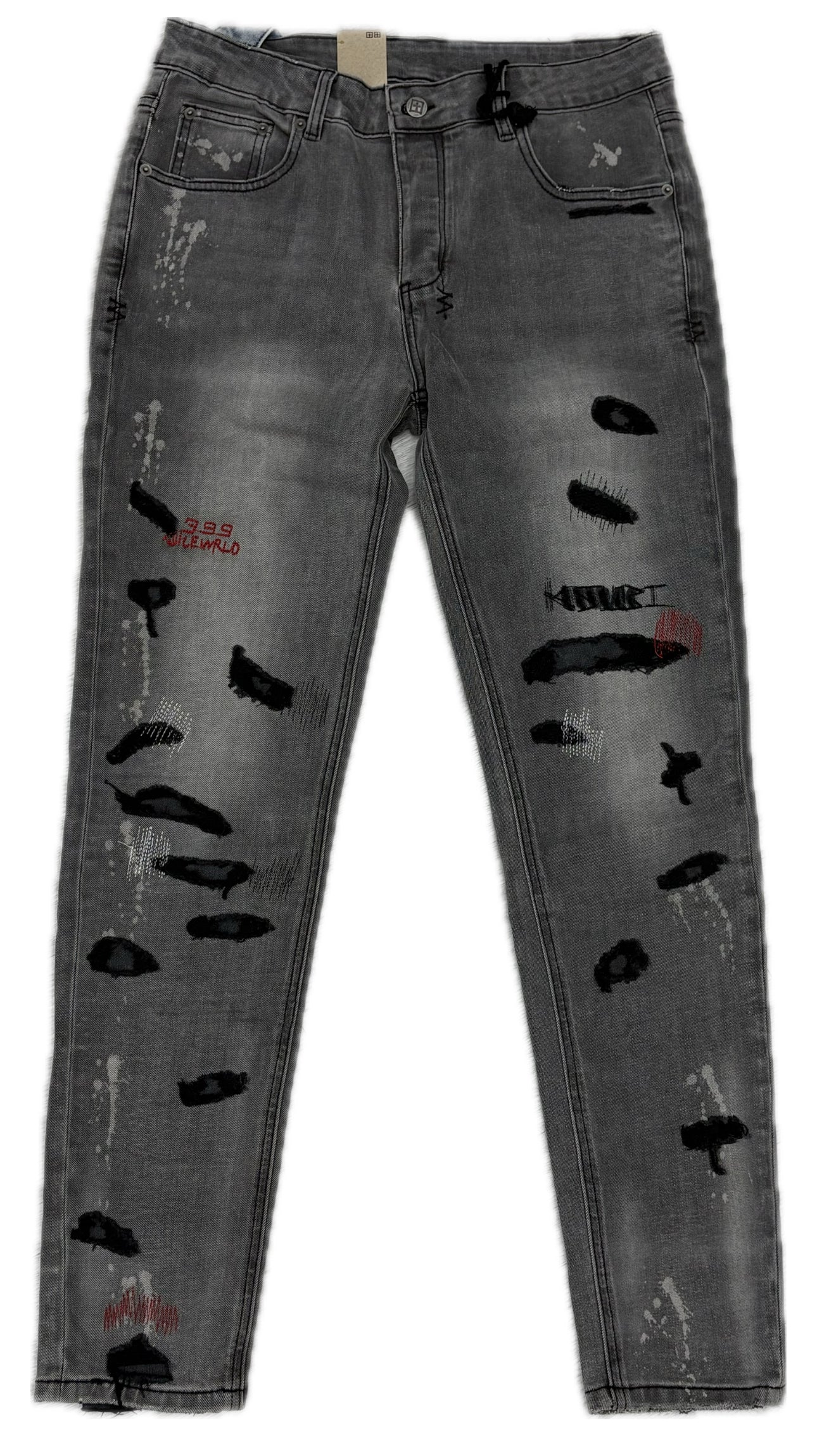 Ksubi x Juice Wrld Grey Wash Jeans