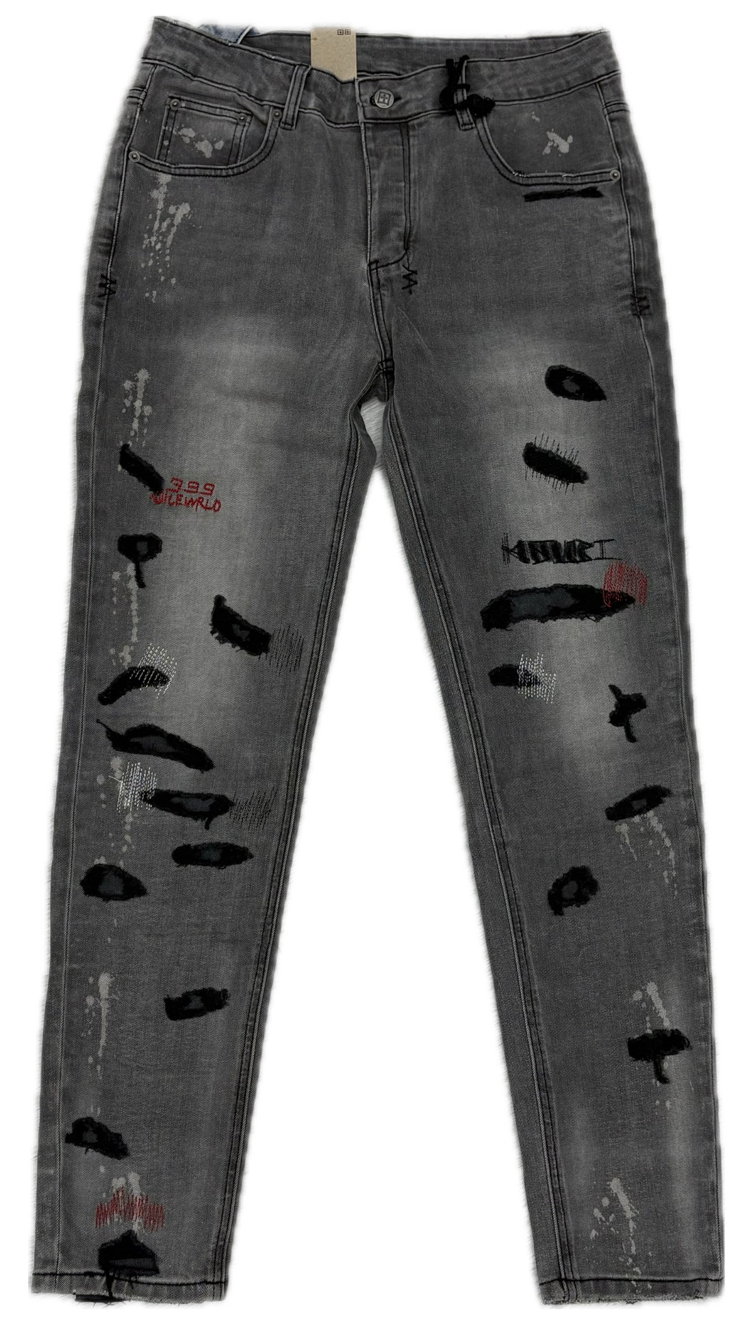 Ksubi x Juice Wrld Grey Wash Jeans