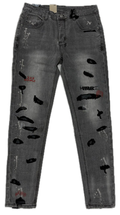 Ksubi x Juice Wrld Grey Wash Jeans Image