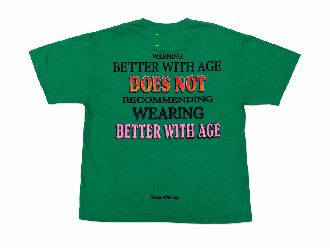 Better With Age 'Donna' Green Tee (L)