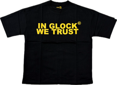 In Glock We Trust Black/Yellow Image