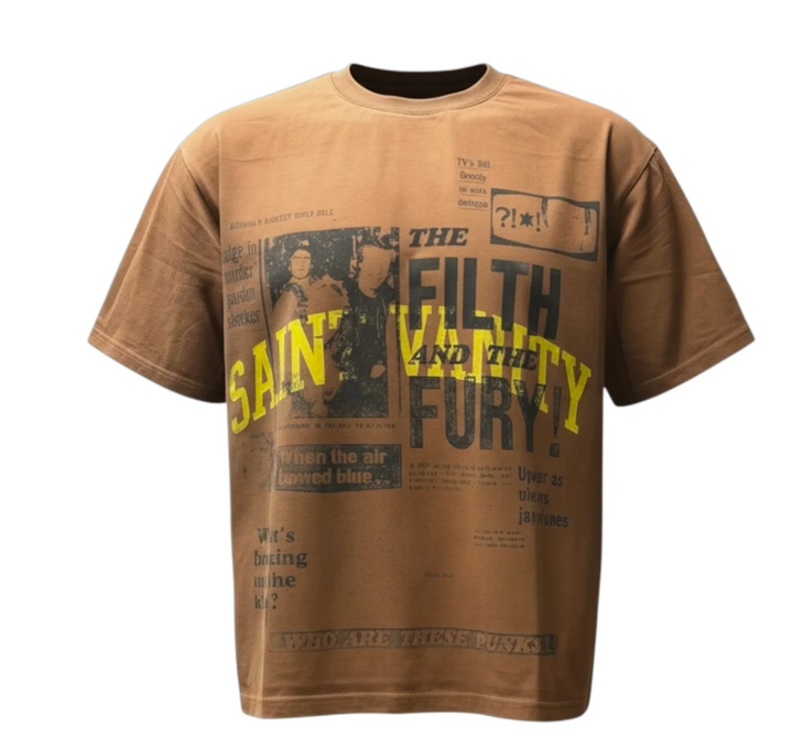 Saint Vanity Newspaper Tee