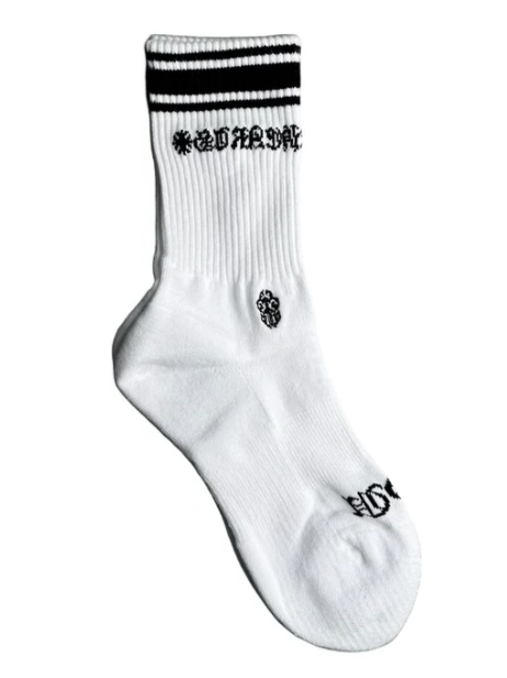 Chome Hearts Sport Socks White/blk