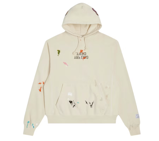 Gallery Dept. G-Patch Fucked Up Logo Hoodie cream