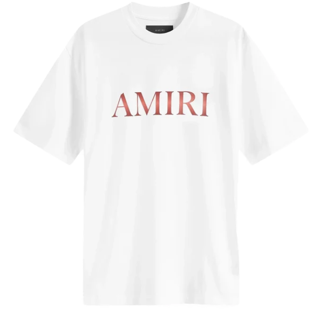 Amiri Core Gradient Tee White