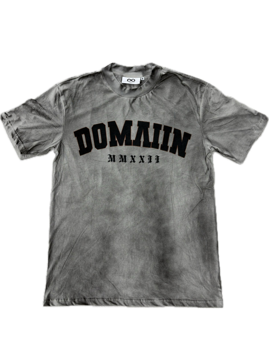 Domain Skull Acid Wash Tee