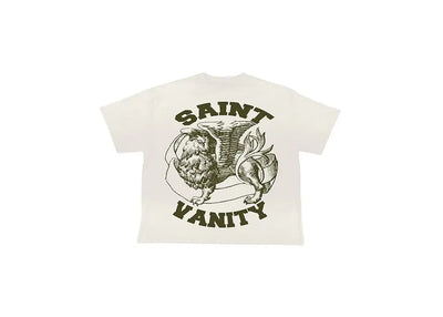 Saint Vanity White green griffin tee Image