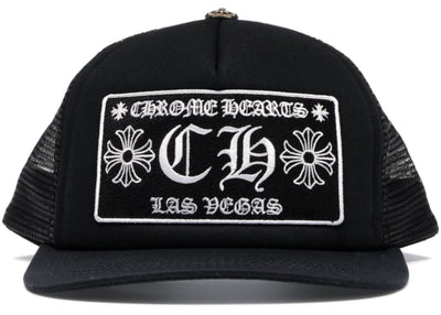 Chrome Hearts CH Las Vegas Trucker Hat Black/Black Image