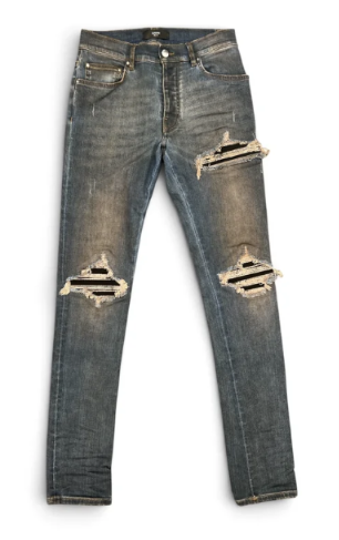 Amiri Ultrasuede MX1 Jean Dark Dust