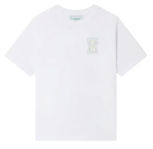 Casablanca Tennis Pastelle Tee White