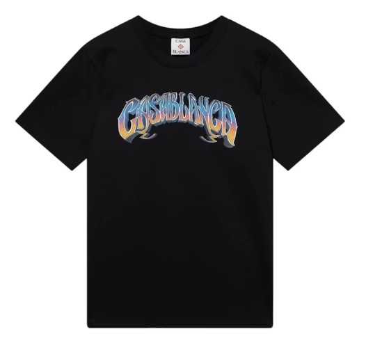 Casablanca Gradient Gothic Tee Black