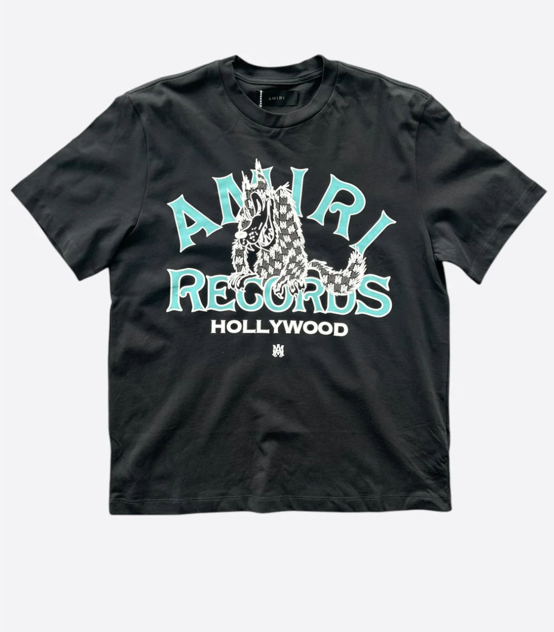 Amiri Black & Blue Records T-Shirt