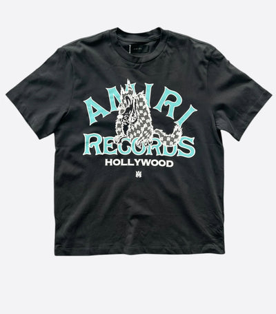 Amiri Black & Blue Records T-Shirt Image