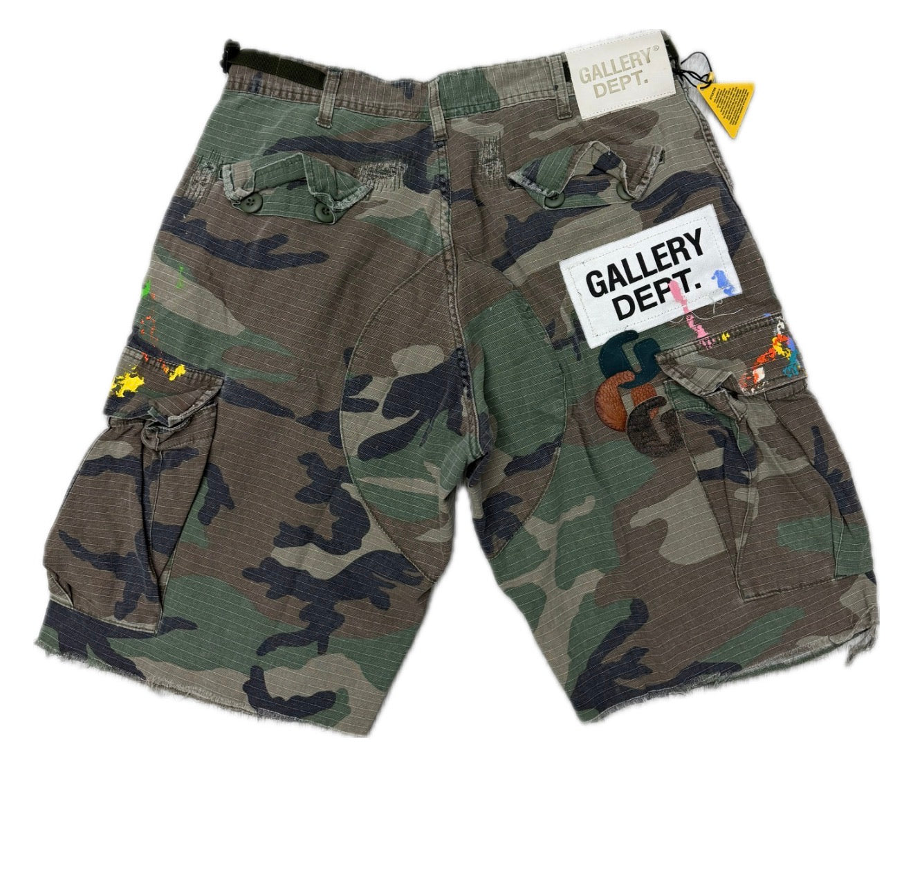 Gallery Dept Men. G Patch Camouflage Cargo Shorts (32)