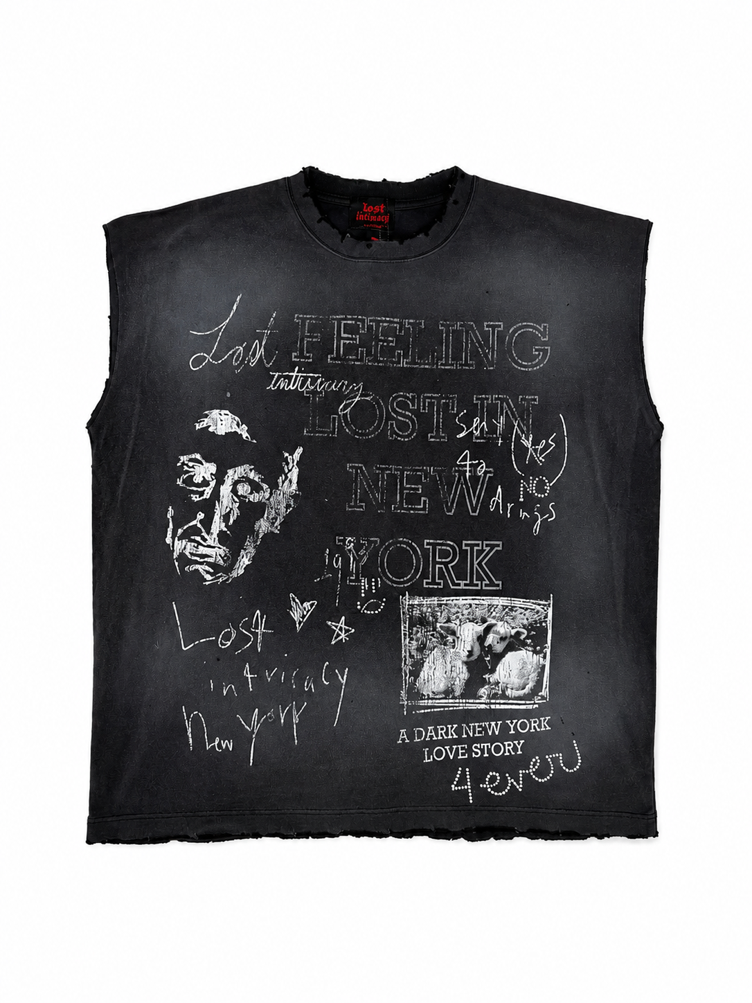 Lost Intricacy Brain rot sleeveless tee
