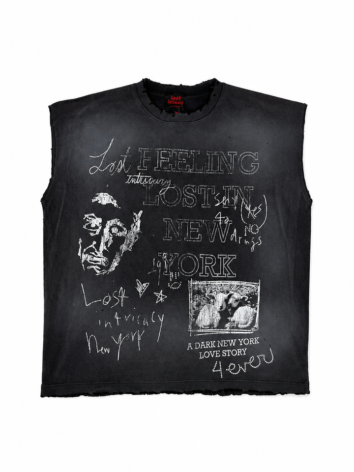 Lost Intricacy Brain rot sleeveless tee