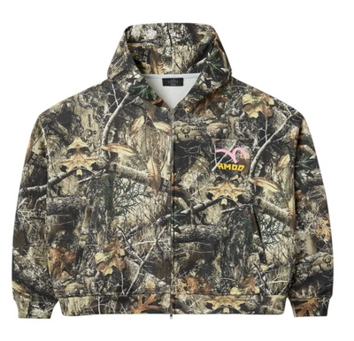HMDD Camo Pocket Zip Up Hoodie Image