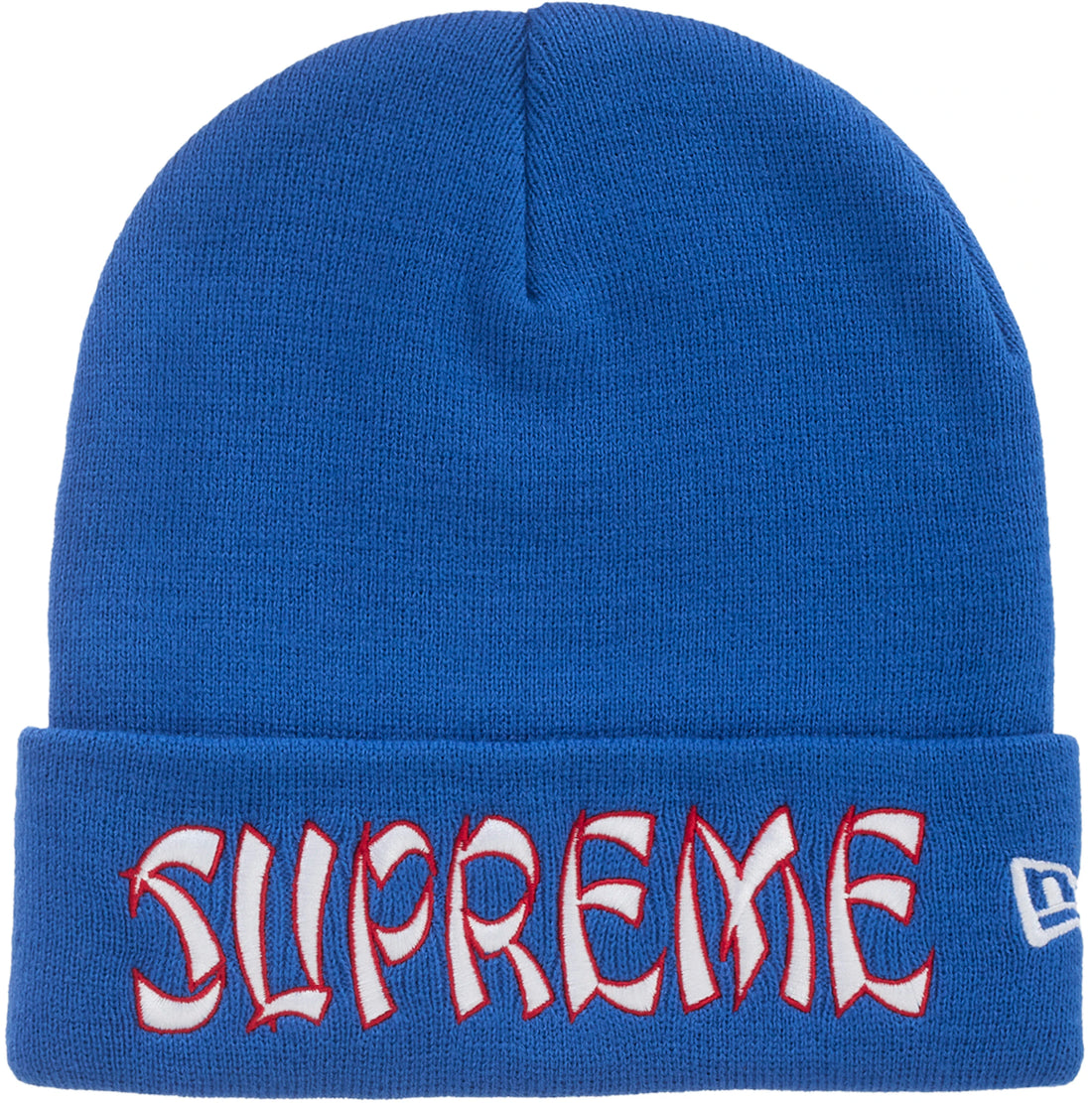 Supreme New Era Action Beanie Blue