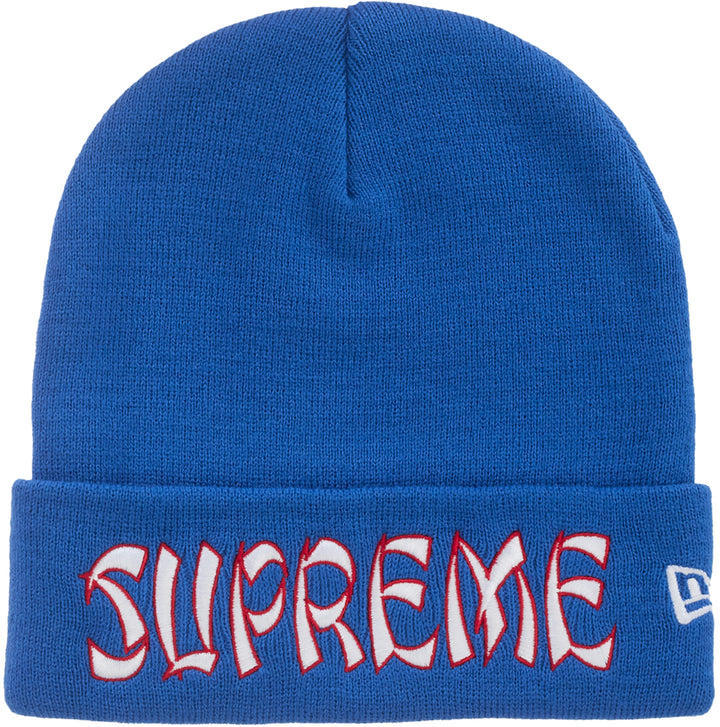 Supreme New Era Action Beanie Blue