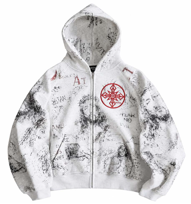 Righteous Fear No Evil Zip up & Hoodie SET