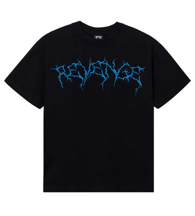 Revenge Xxxtentacion Lightning Heartbreak Tee Black/Blue Image