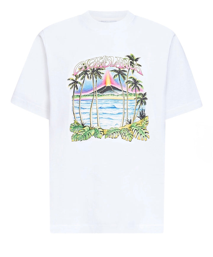 Casablanca 'Volcano' T-shirt white