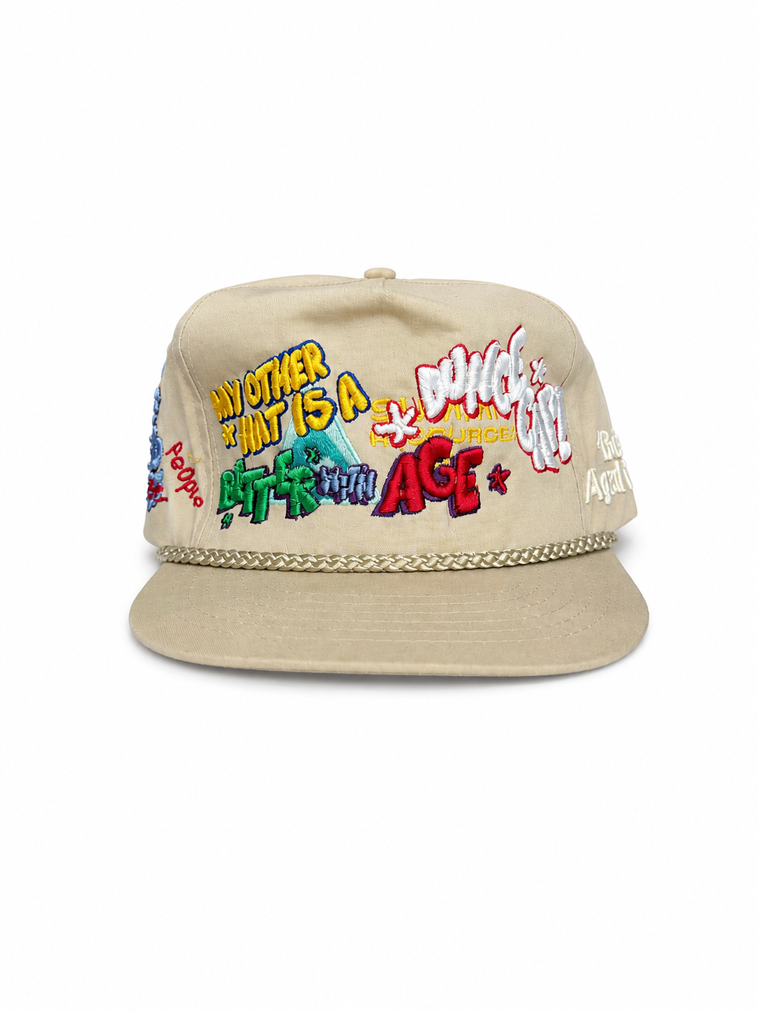Better With Age Bad Words Trucker Beige