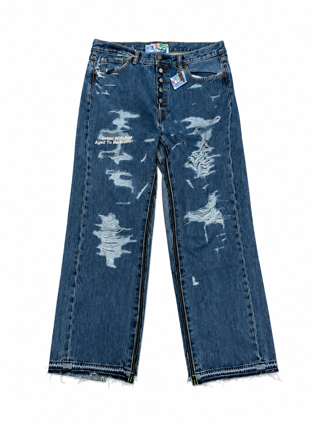 BETTER WITH AGE SMOKED DOUBLE-WIDE DENIM (36)