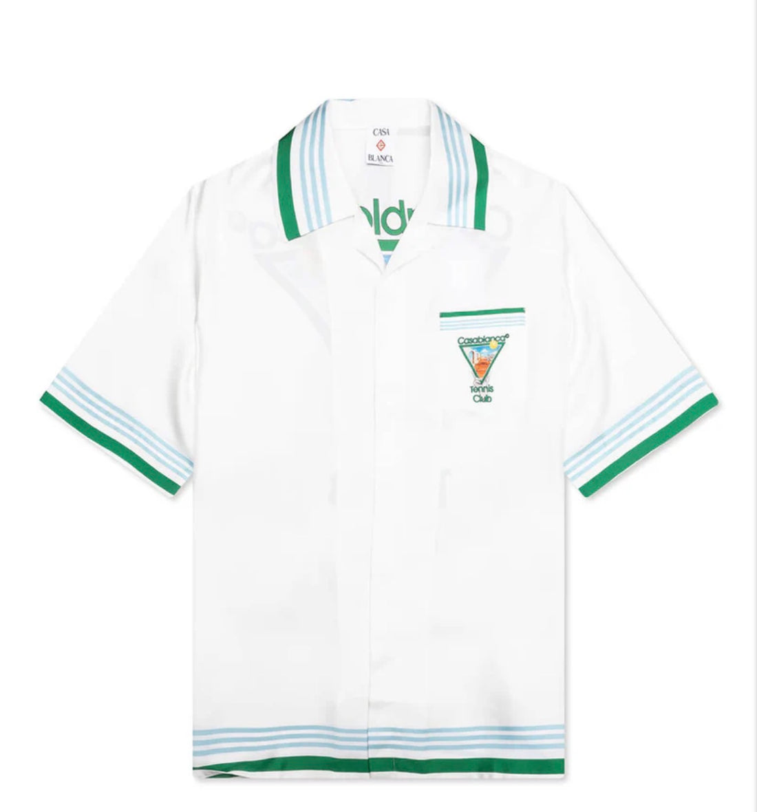 Casablanca Tennis Club Icon Silk Button up