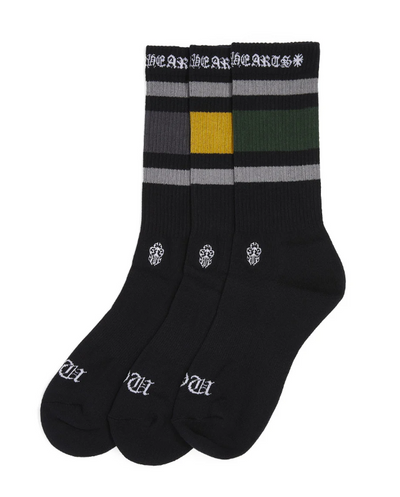 Chrome Hearts Sport Striped Socks Black Image