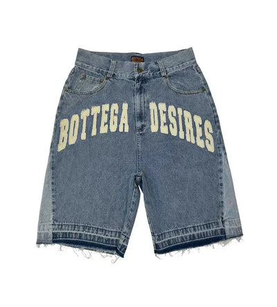 Bottega Desires Denim Shorts Blue Image
