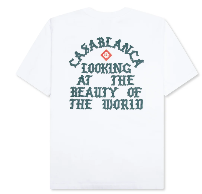 Casa blanca Beauty of the World Printed T-Shirt - White