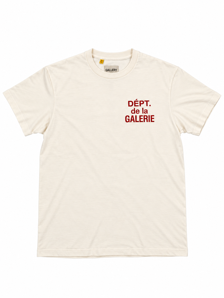 Gallery Dept French Logo Cream/Red Tee