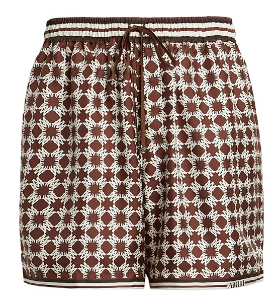 Men's MA Quad Silk Shorts - Chocolate