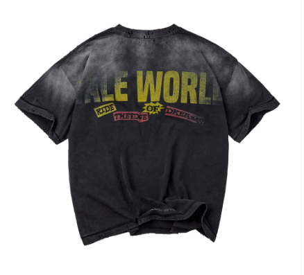 Vale Newspaper Tee Black