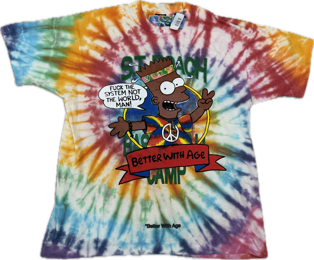 Better With Age Worser Tie Dye Tee  (XL)
