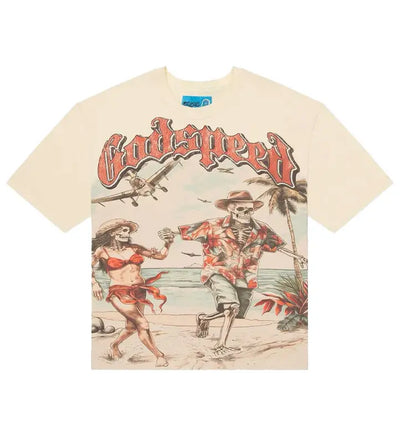 Godspeed Chasing Aloha Tee Bone Image