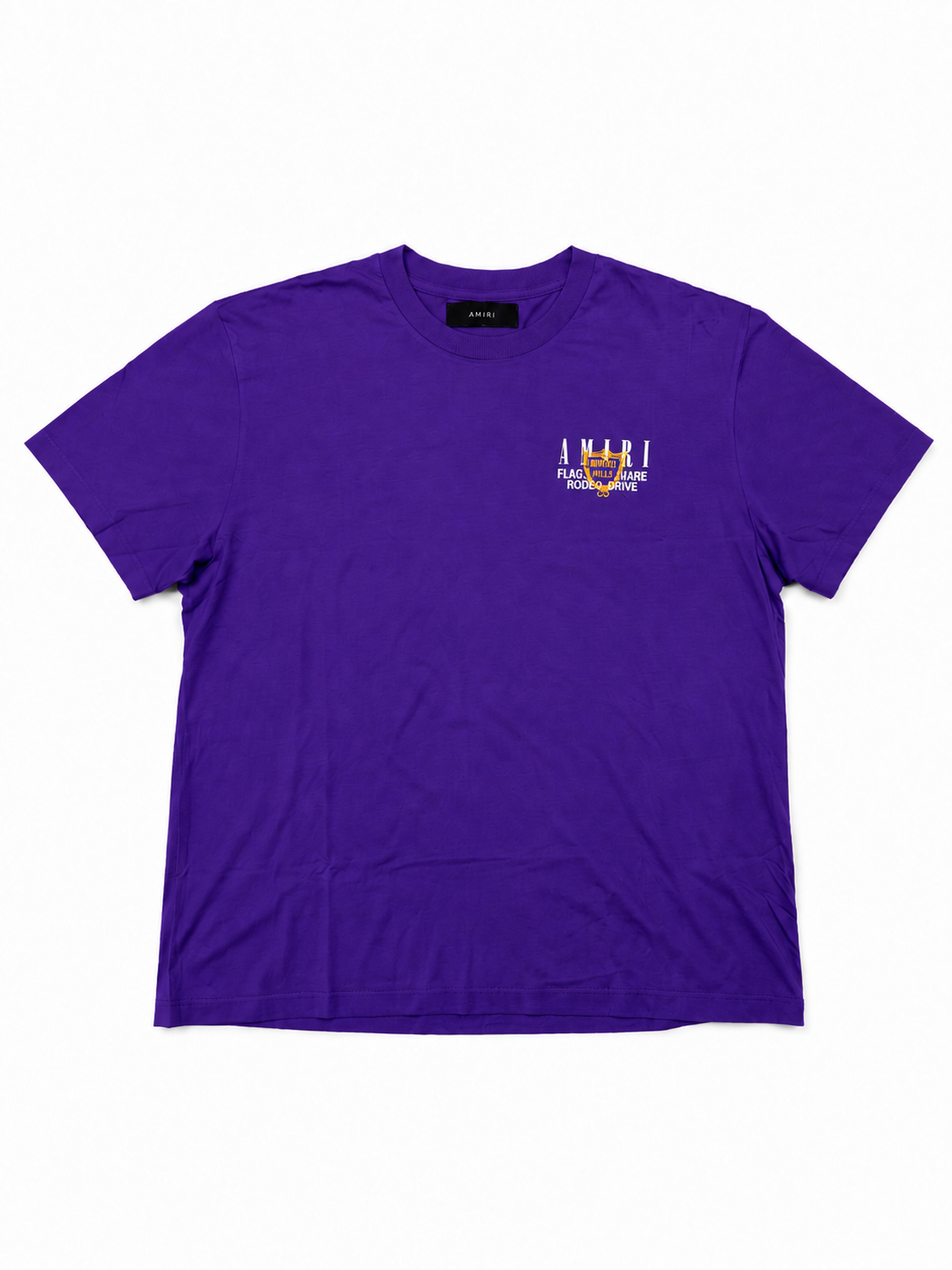 Amiri Beverly Hills purple tee