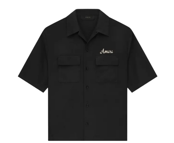 Amiri Jazz Wolf Camp Shirt 'Black'