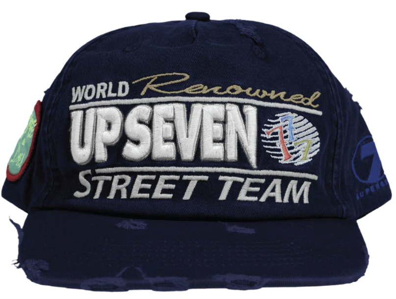 UP7SKATE NYC Intl Street Team Hat Navy