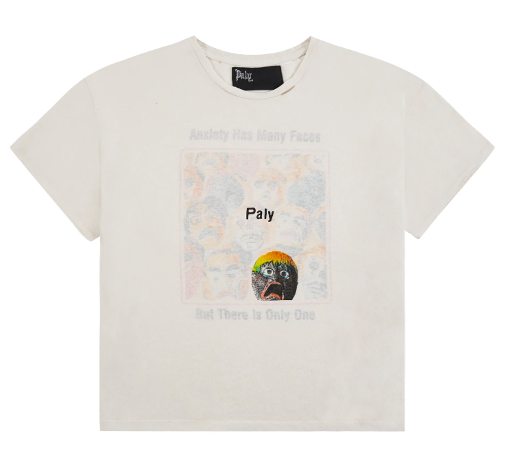 Paly Anxiety Tee Vintage Cream