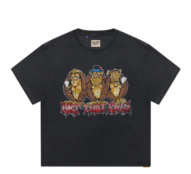 GALLERY DEPT. See No Evil monkey-print Tee