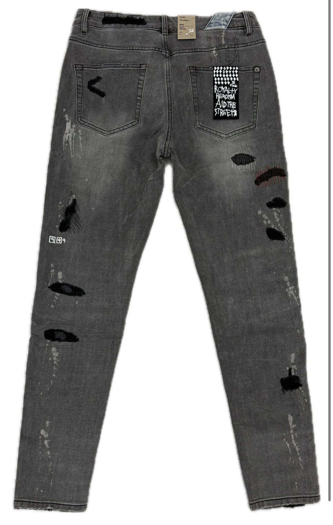 Ksubi x Juice Wrld Grey Wash Jeans
