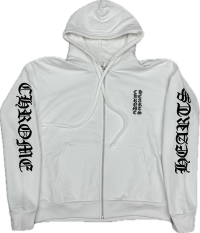 Chrome Hearts White/Black Vertical Zip up Image