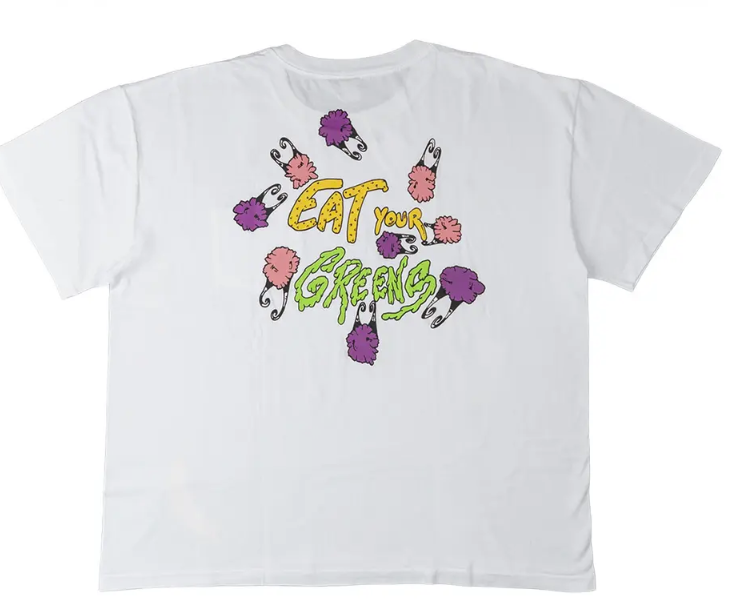 Matty Boy Anti Promo Eat Your Greens Logo Short Sleeve Tee Shirt