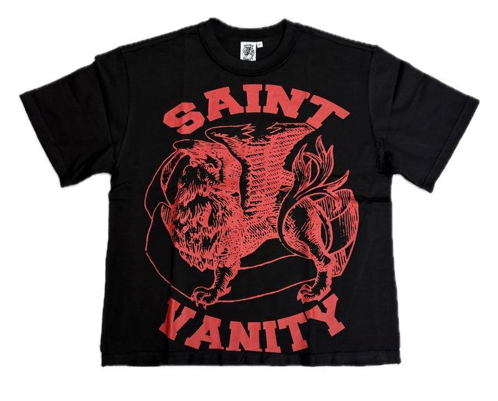 Saint Vanity Griffin Tee Blk/red